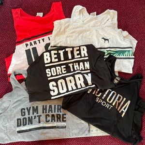 Victoria’s Secret tank bundle size 3 med 2 small
